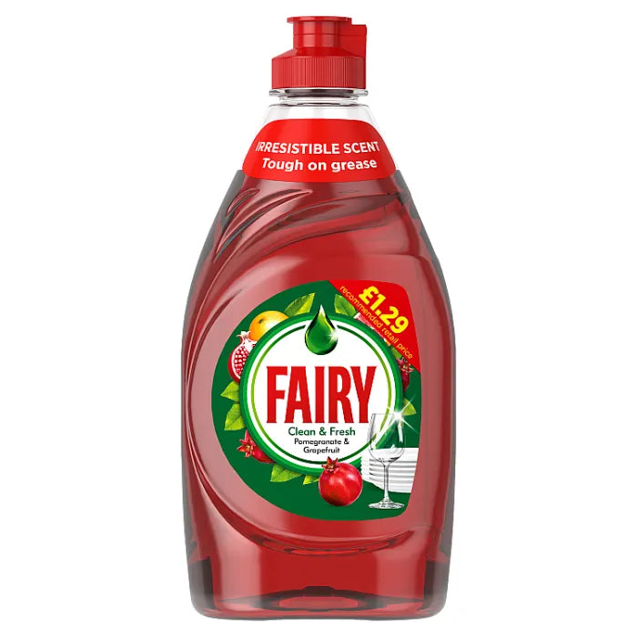 Fairy Clean & Fresh Pomegranate Hand Dishwashing Liquid Pm 1.29