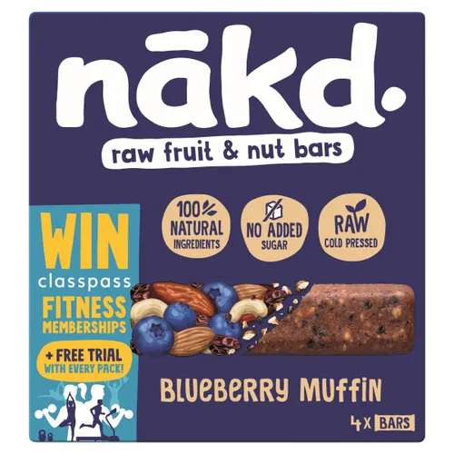 Nakd Blueberry Muffin 4Pk