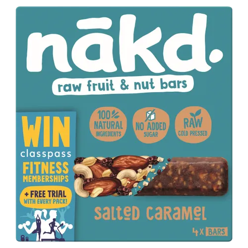 Nakd Salted Caramel 4Pk