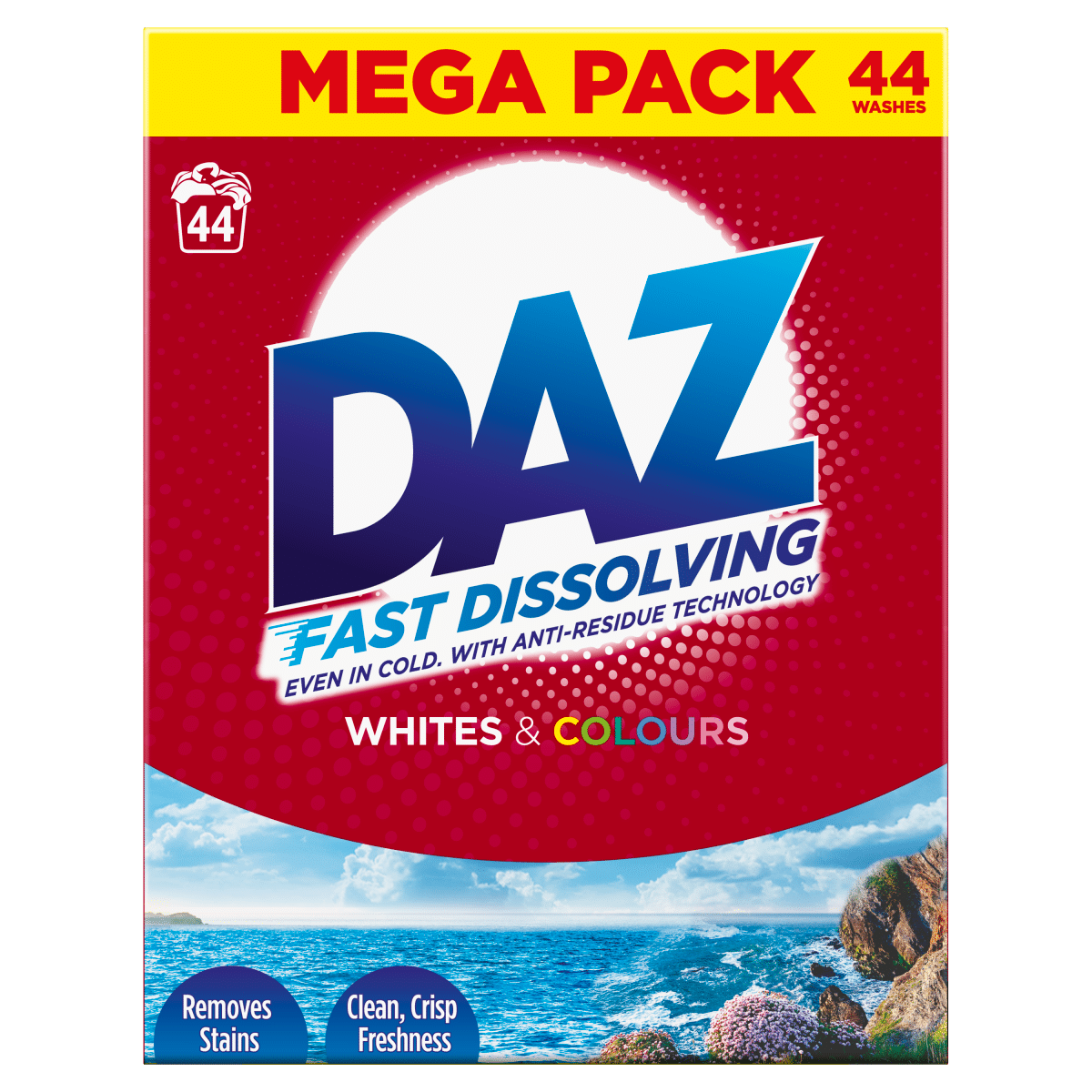 Daz Wash Powder Whites & Colours 44 Washes