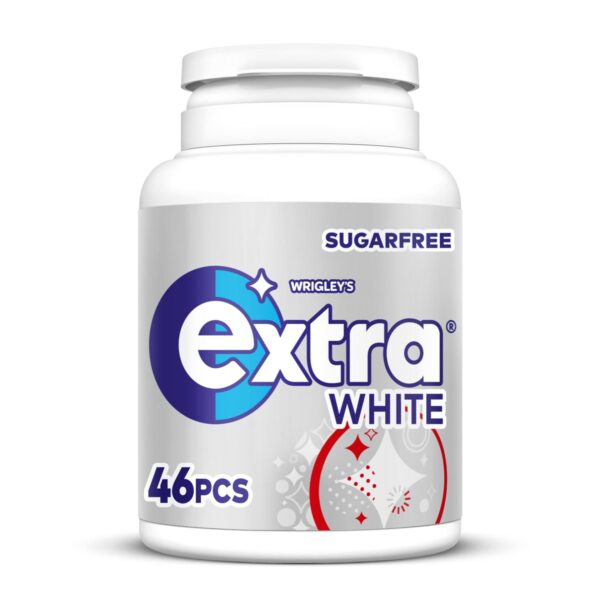 Wrigley Extra White Bottle 46Pk Gum