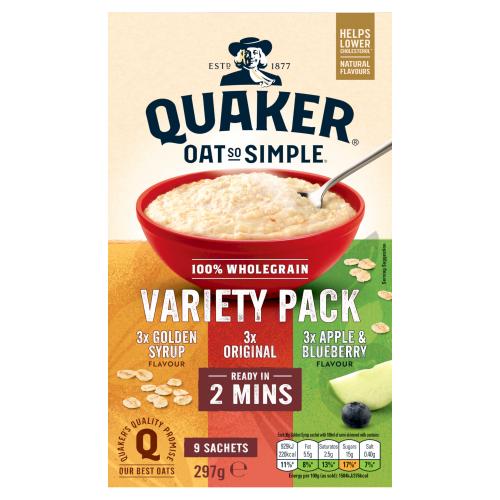 Quaker Oat So Simple Variety 9Pk