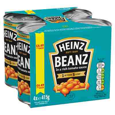Heinz Beanz 4Pk Pm 4.49