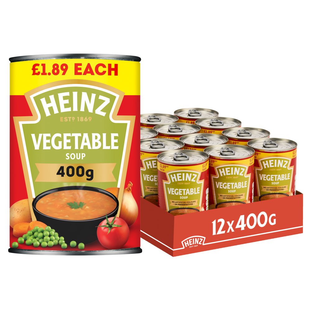 Heinz Vegetable Soup Pm 1.89