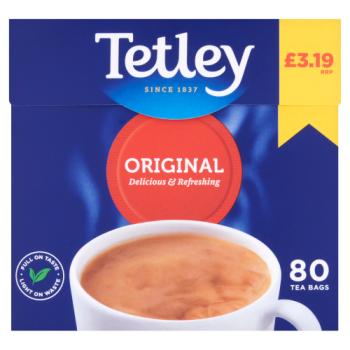 Tetley Tea Bags Pm 3.19 80S