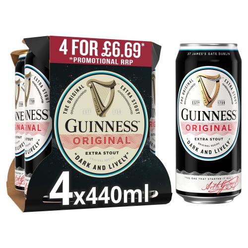 Guinness Original 4X440Ml Pmp 6.69 - 4.2%