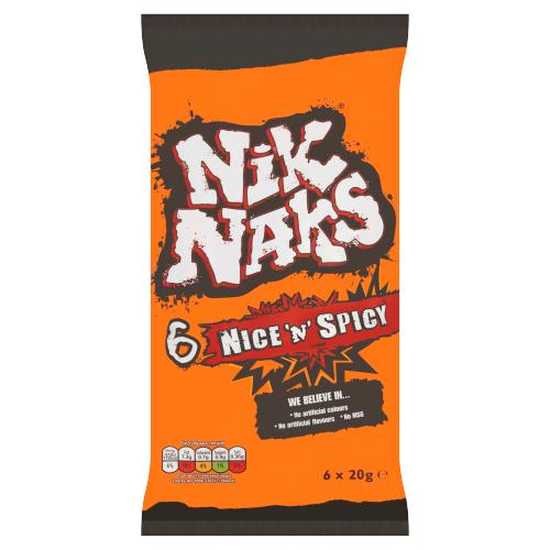 Nik Naks Nice & Spicy 6Pk