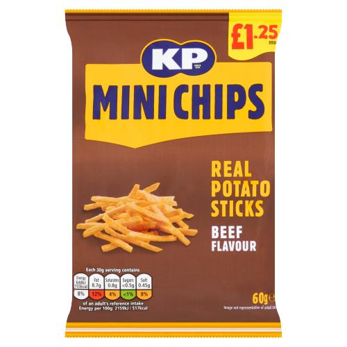 Kp Mini Chips Bbq Beef £1.25 Pmp