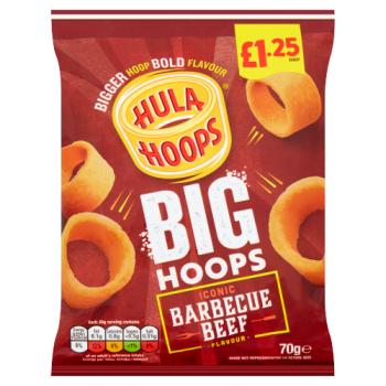 Hula Hoops Big Hoops Beef 1.25 Pmp