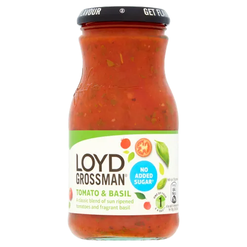 Loyd Grossman Tomato & Basil No Added Sugar Sauce