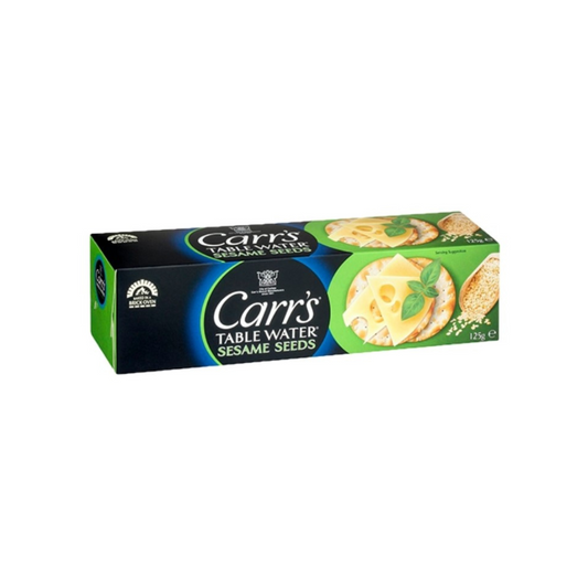 Carr's Table Water Biscuits Sesame Seed Box