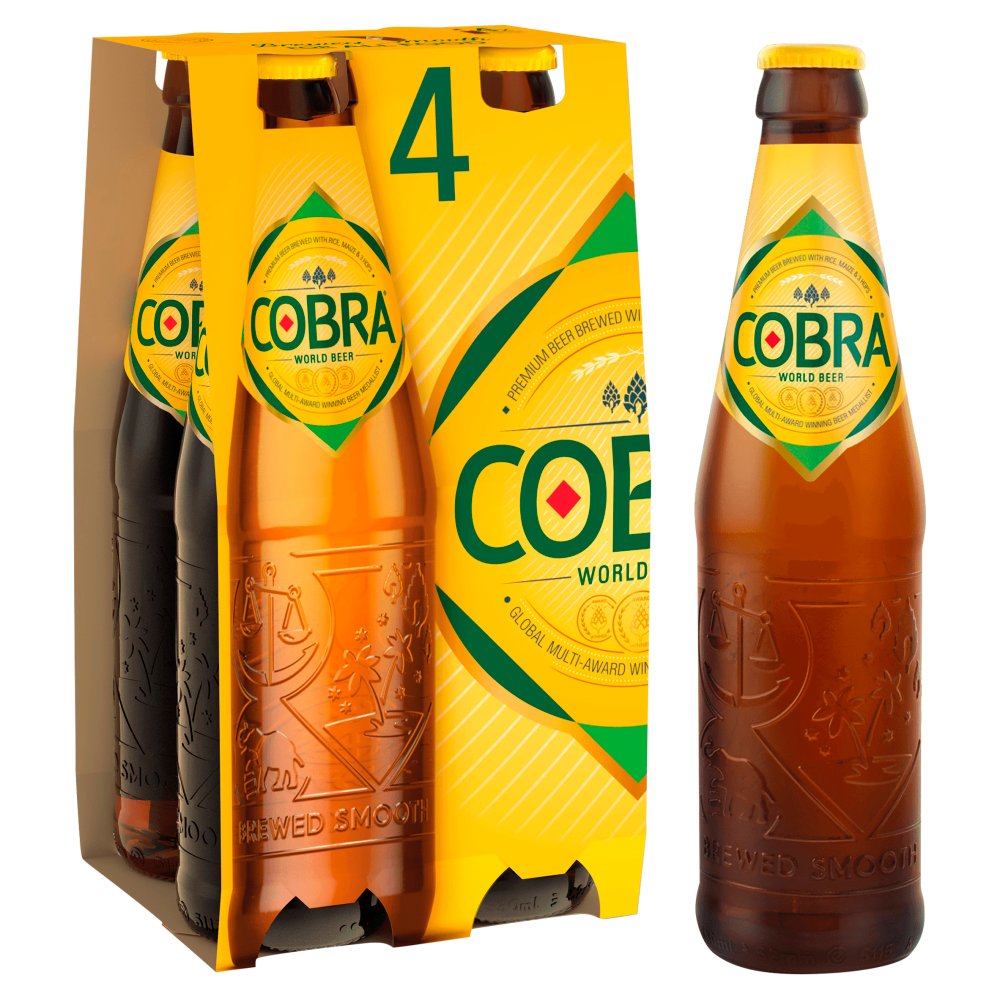 Cobra Indian Beer 4Pk