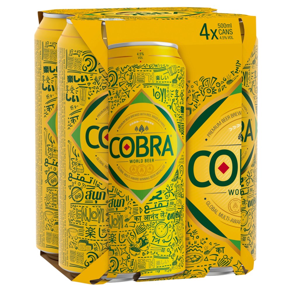 Cobra Indian Beer 4 Pack
