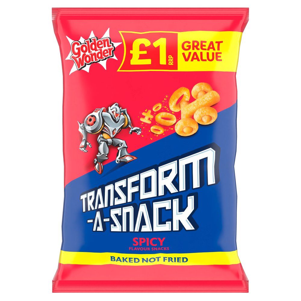 Golden Wonder Transform A Snack Spicy Pm 1.00