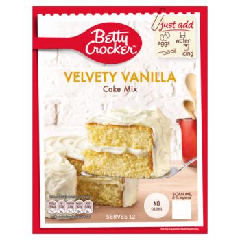 Betty Crocker Velvety Vanilla Food Cake Mix