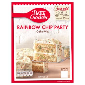 Betty Crocker Party Rainbow Chip Cake Mix