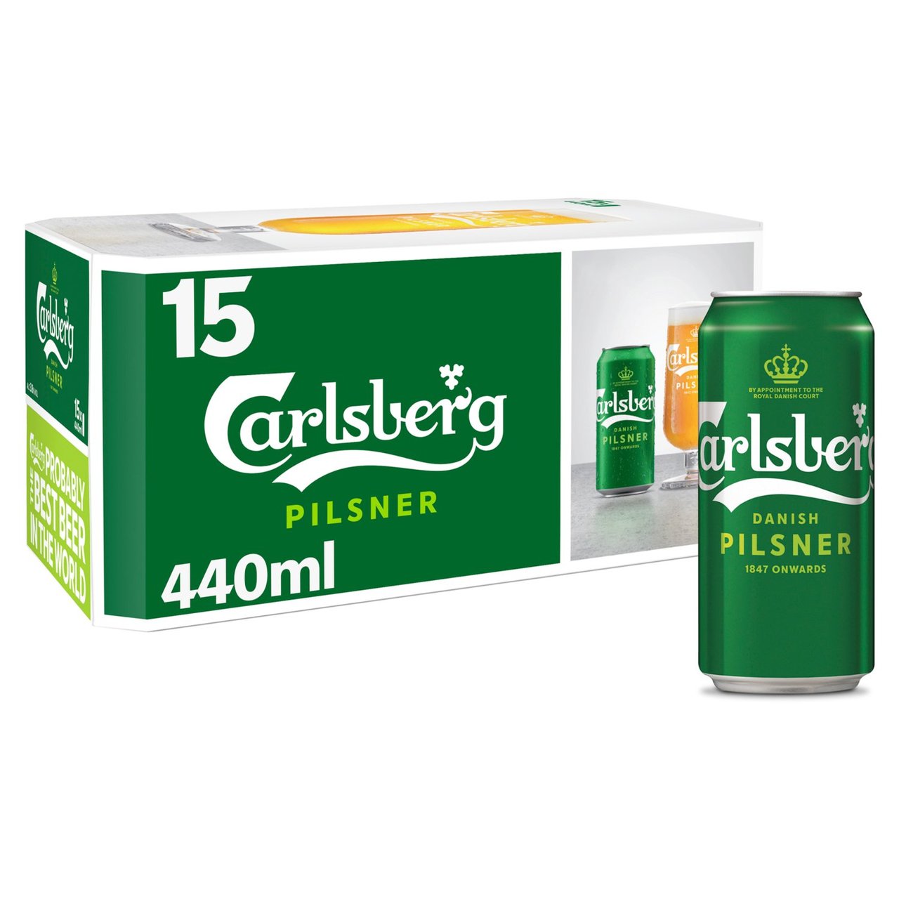 Carlsberg Pilsner 15 Pack 3.4%