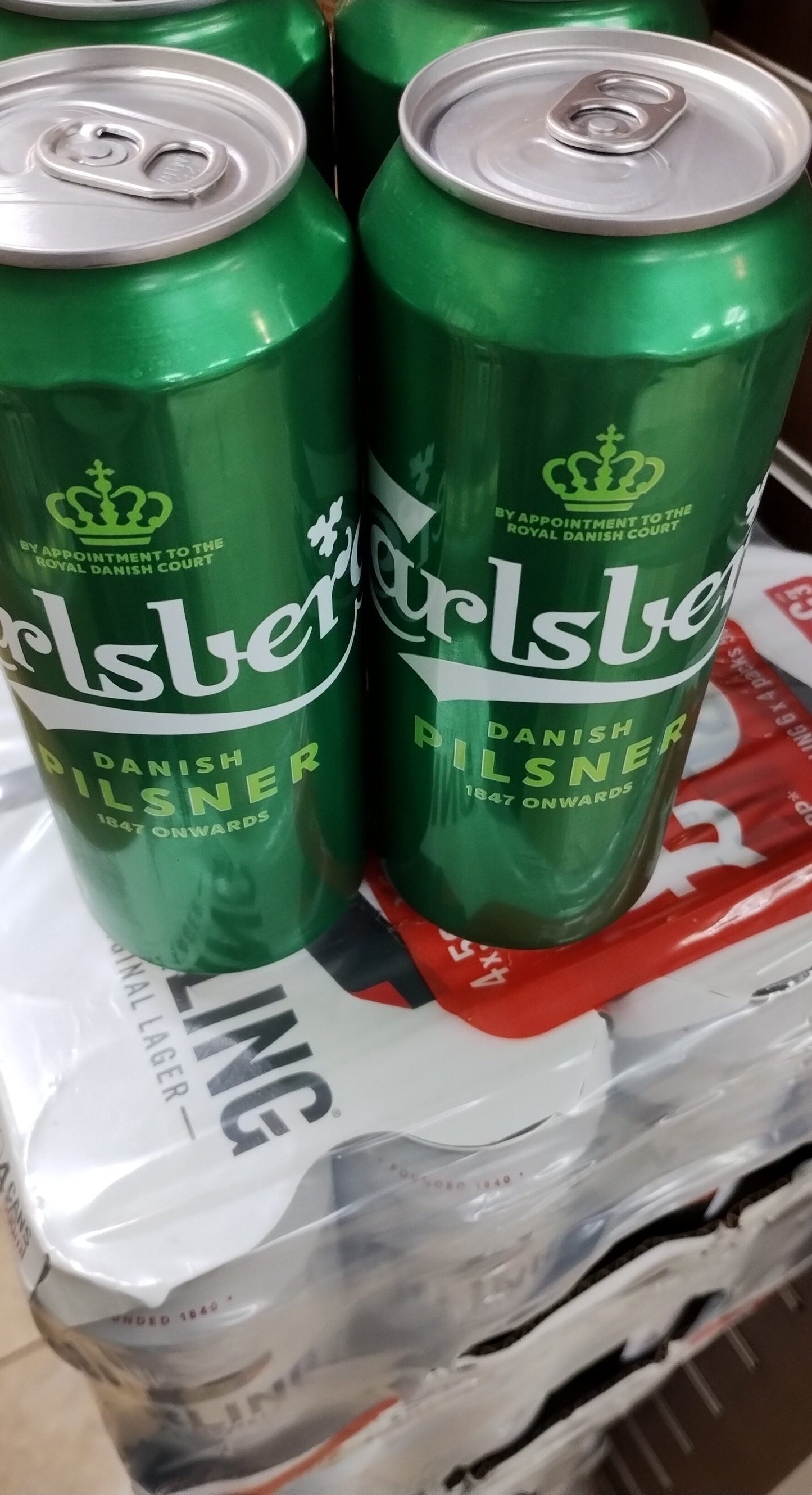 Carlsberg Pilsner 4 Pack 3.4%