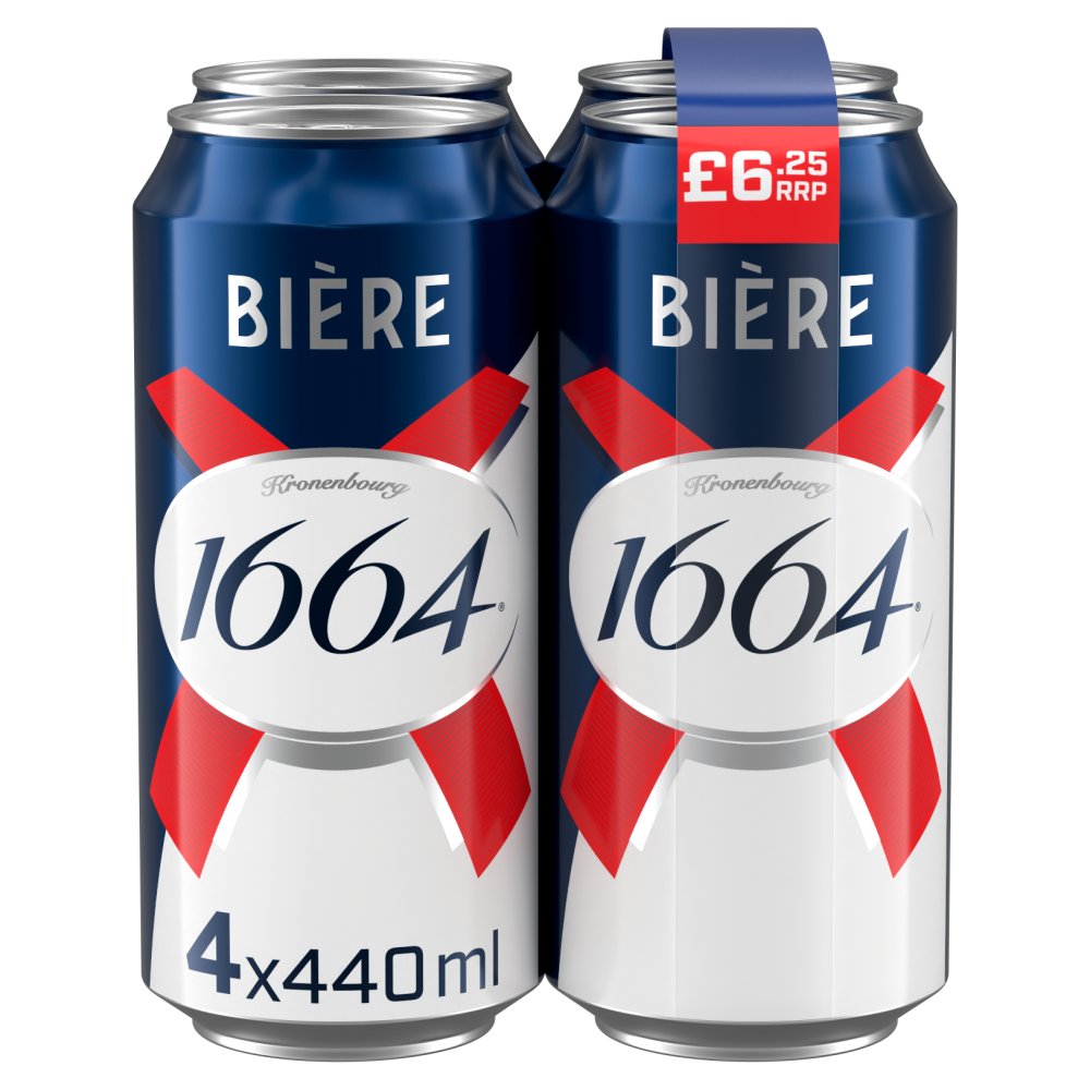 1664 Biere (Kronenbourg) 4.6% Pm 6.25