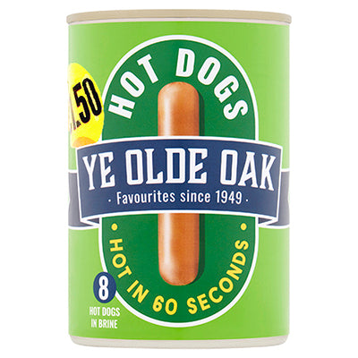Ye Olde Oak 8 Hot Dogs In Brine Pm 1.50