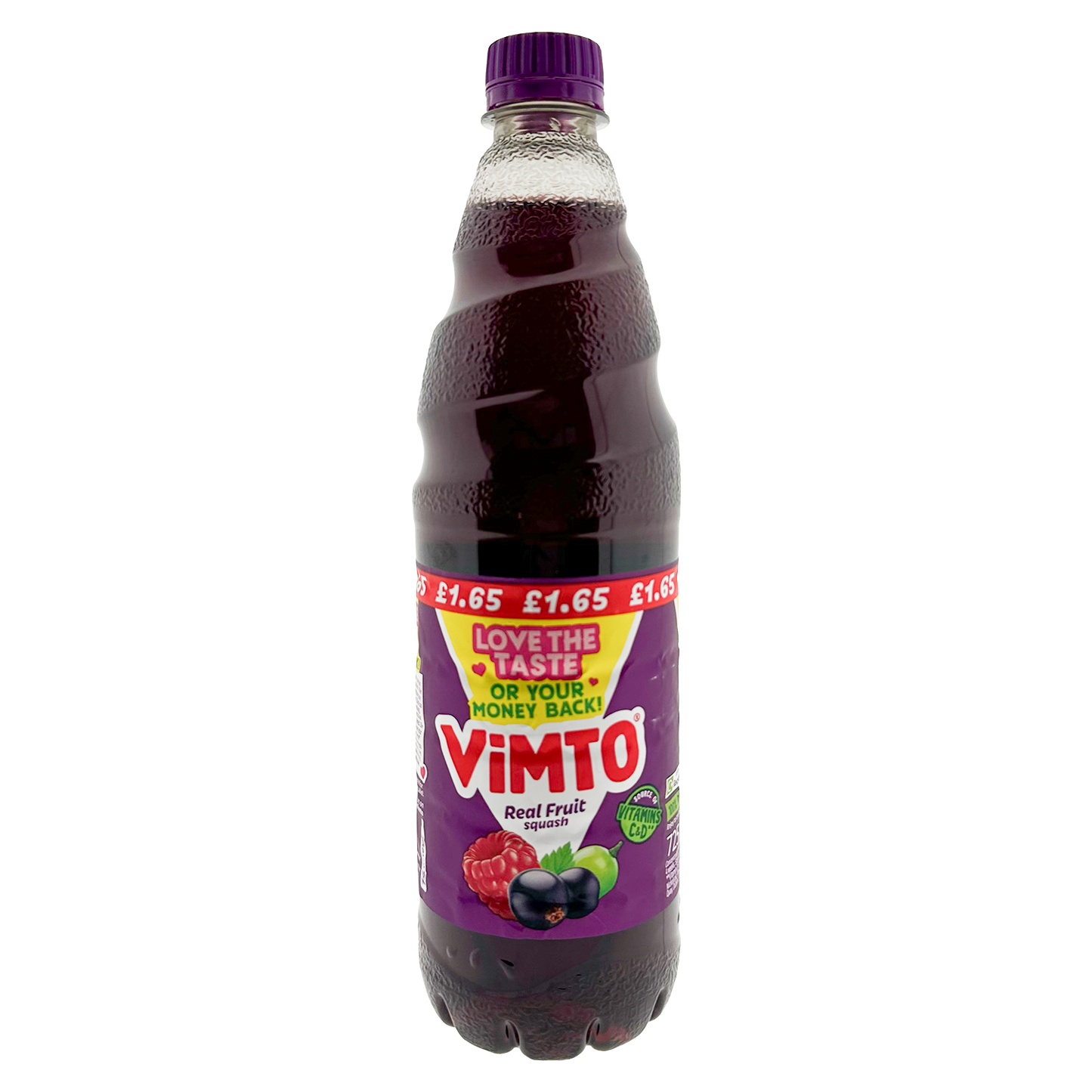 Vimto Original No Added Sugar Squash Pm1.65 725Ml