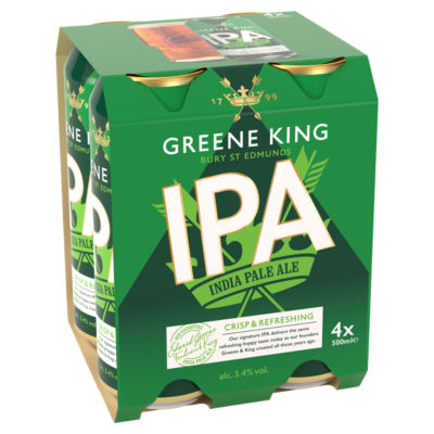 Greene King Ipa 4 Pack 3.4%