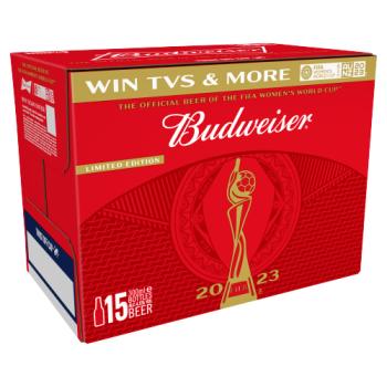 Budweiser 15 Pack 4.5%