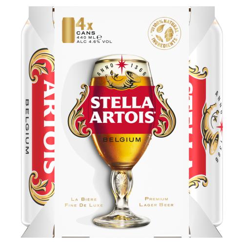 Stella Artois 4 Pack 4.6%