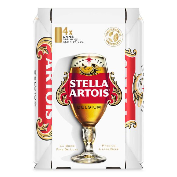 Stella Artois 4 Pack 4.6%