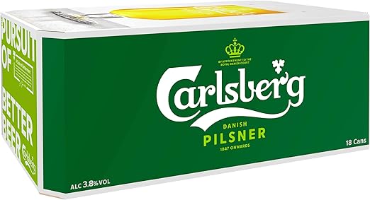 Carlsberg Pilsner 18 Pack 3.4%