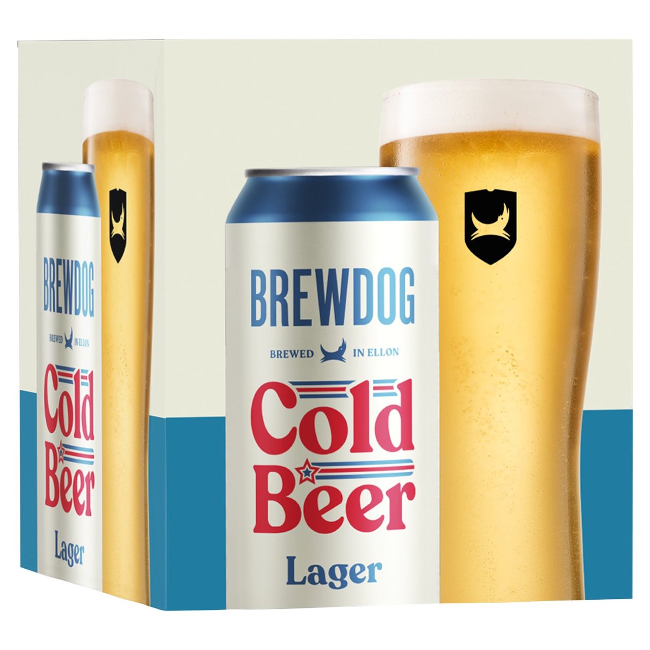 Brewdog Cold Beer 4 Pack 3.4%