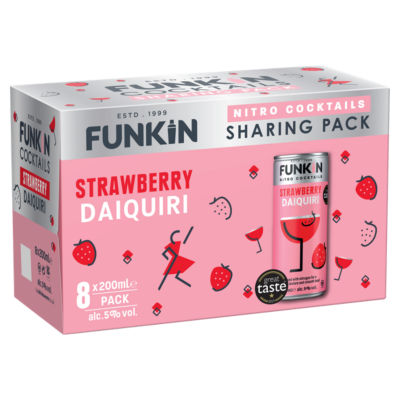 Funkin Cocktails Strawberry Daiquiri 8 Pack 5%