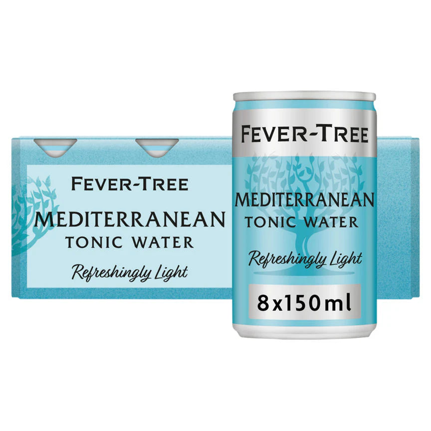 Fever Tree Refreshingly Light Mediterranean Tonic 8Pk