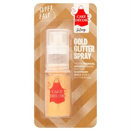 Cake Decor Gold Glitter Spray