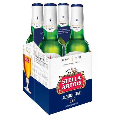 Stella Artois Alcohol Free 4 Pack