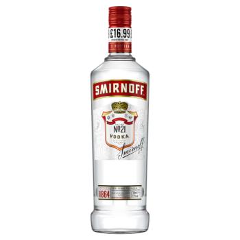 Smirnoff Red Label Vodka Pm 16.99 37.5%