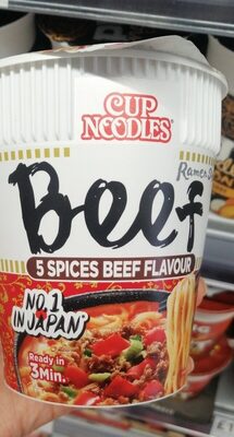 Nissin Noodles Beef 5 Spice