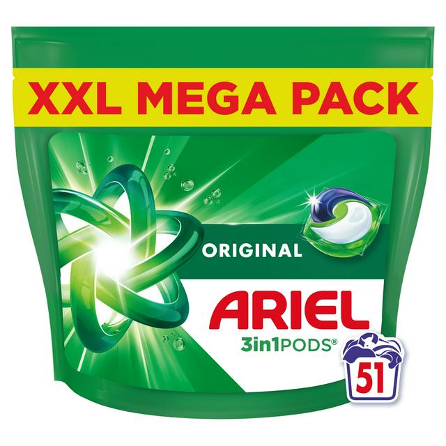 Ariel Original All In 1 Pods Washing Liquid 51 Washes