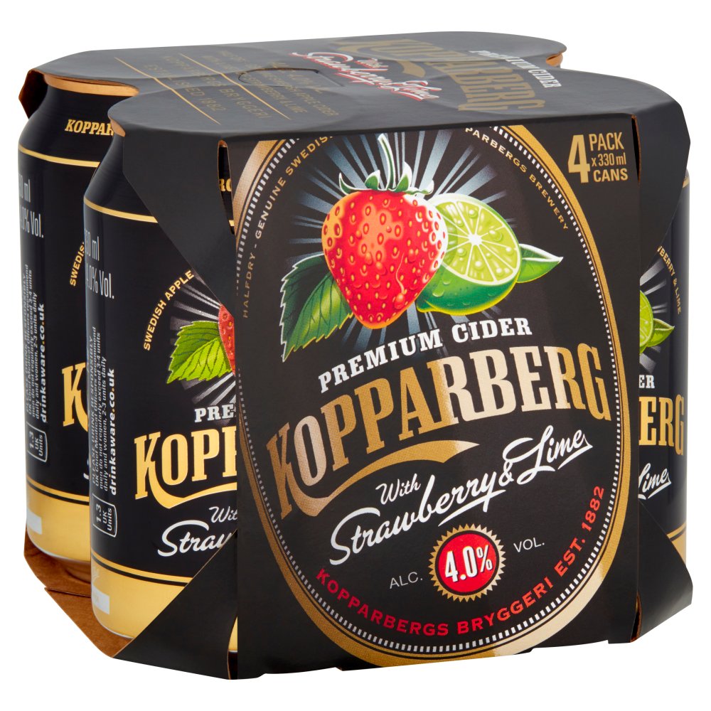 Kopparberg Strawberry & Lime 4 Pack