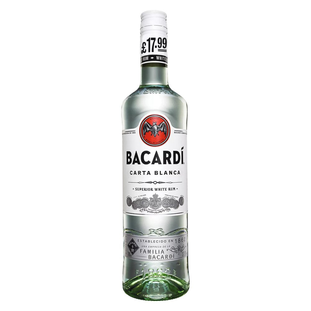 Bacardi Carta Blanca Pm 17.99 37.5%