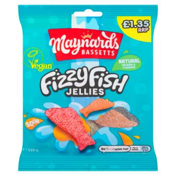 Maynards Bassetts Fizzy Fish Pm1.35