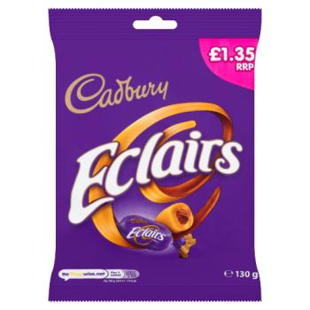 Cadbury Chocolate Eclairs Bag Pm 1.35