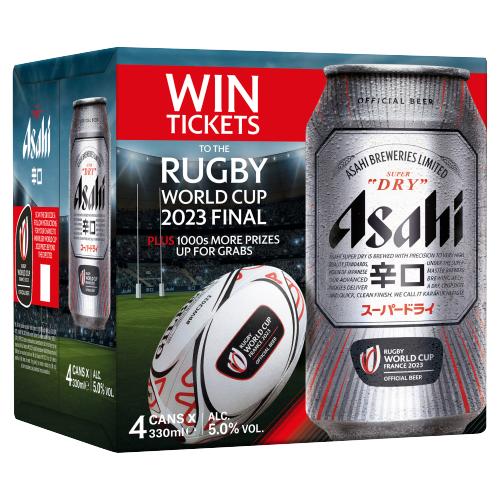 Asahi Super Dry 4 Pack 5%– HooGe Brands