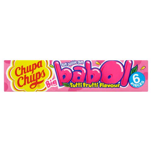 Chupa Chups Babol Gum Tutti Fruitti 6Pk