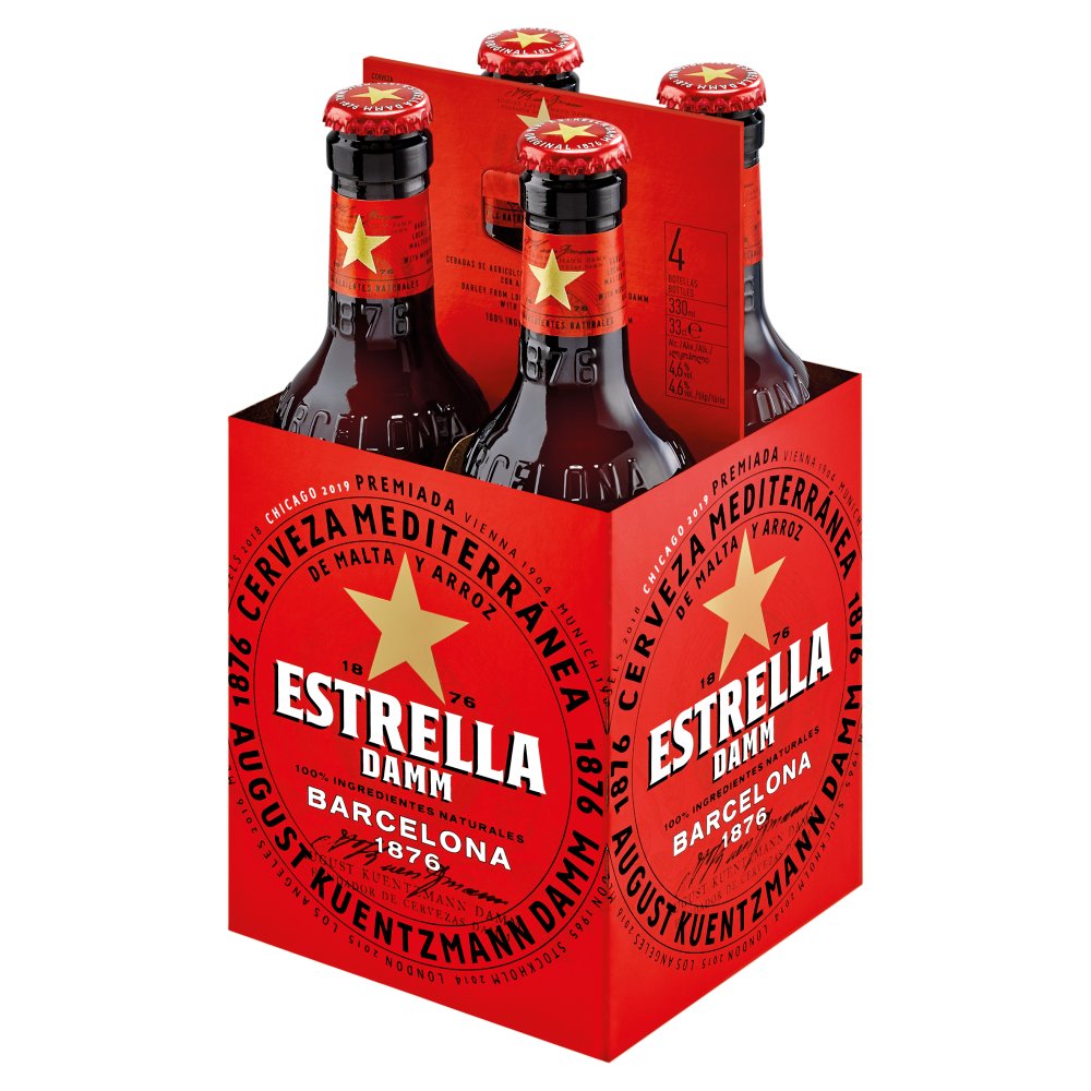 Estrella Damm 4 Pack