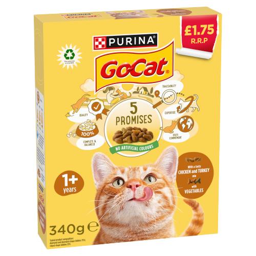 Go Cat Dry Food Turkey Chicken Vegetable Pm1.75
