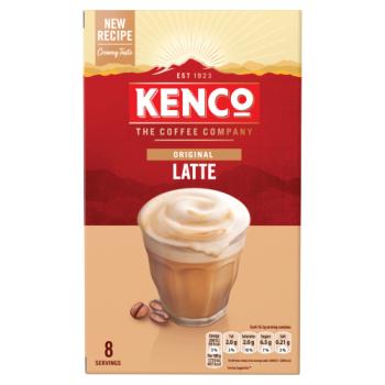 Kenco Latte Instant Coffee Sachets 8Pk