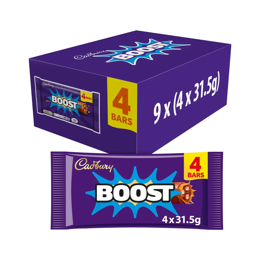 Cadbury Boost 4 Pk 126G X 12 (LP)