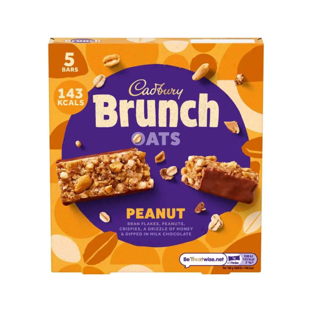 Cadbury Brunch 5 Pack Peanut 140G X 8 (LP)