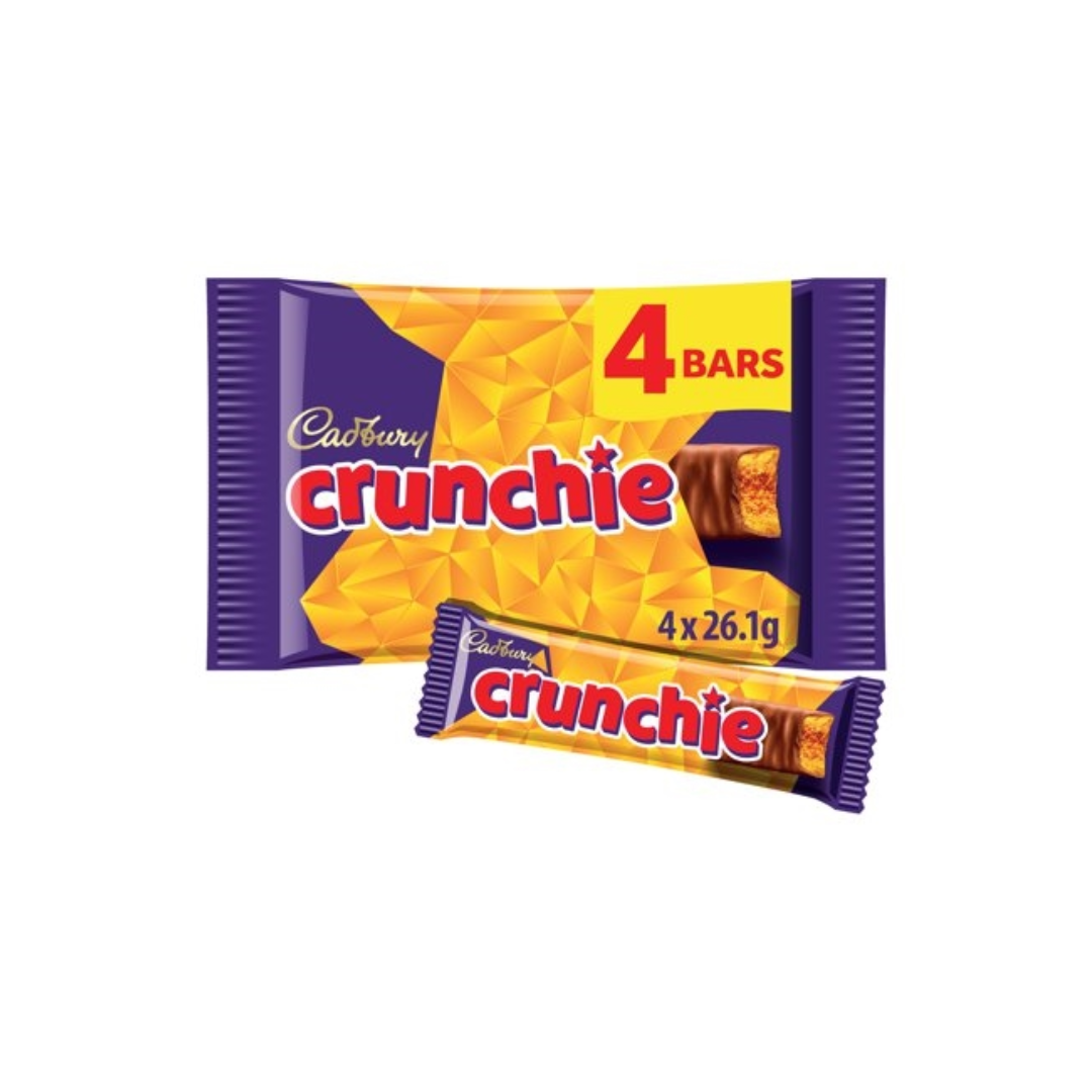 Cadbury Crunchie 4 Pack 104.4G X 10 (LP)